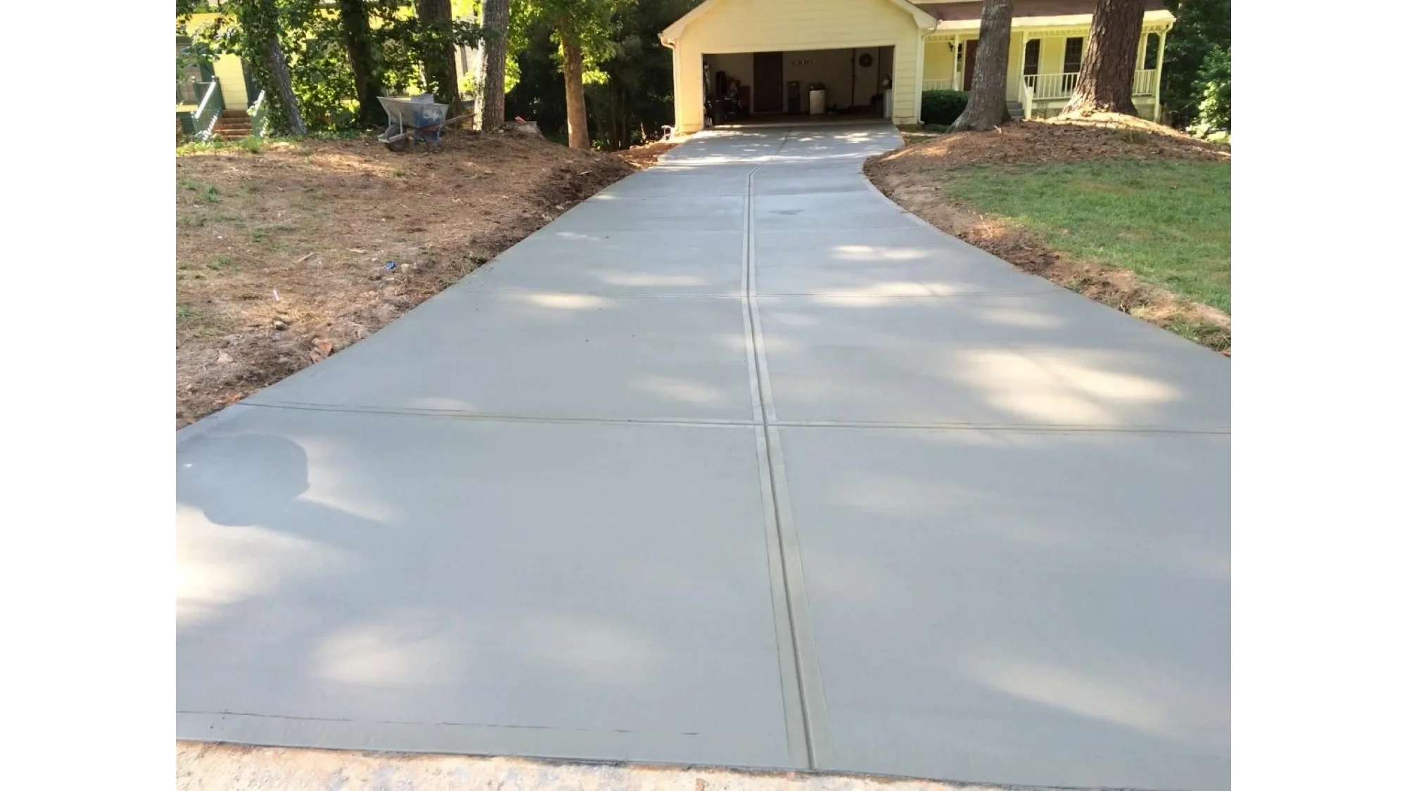 Fresh Pour with Curbing